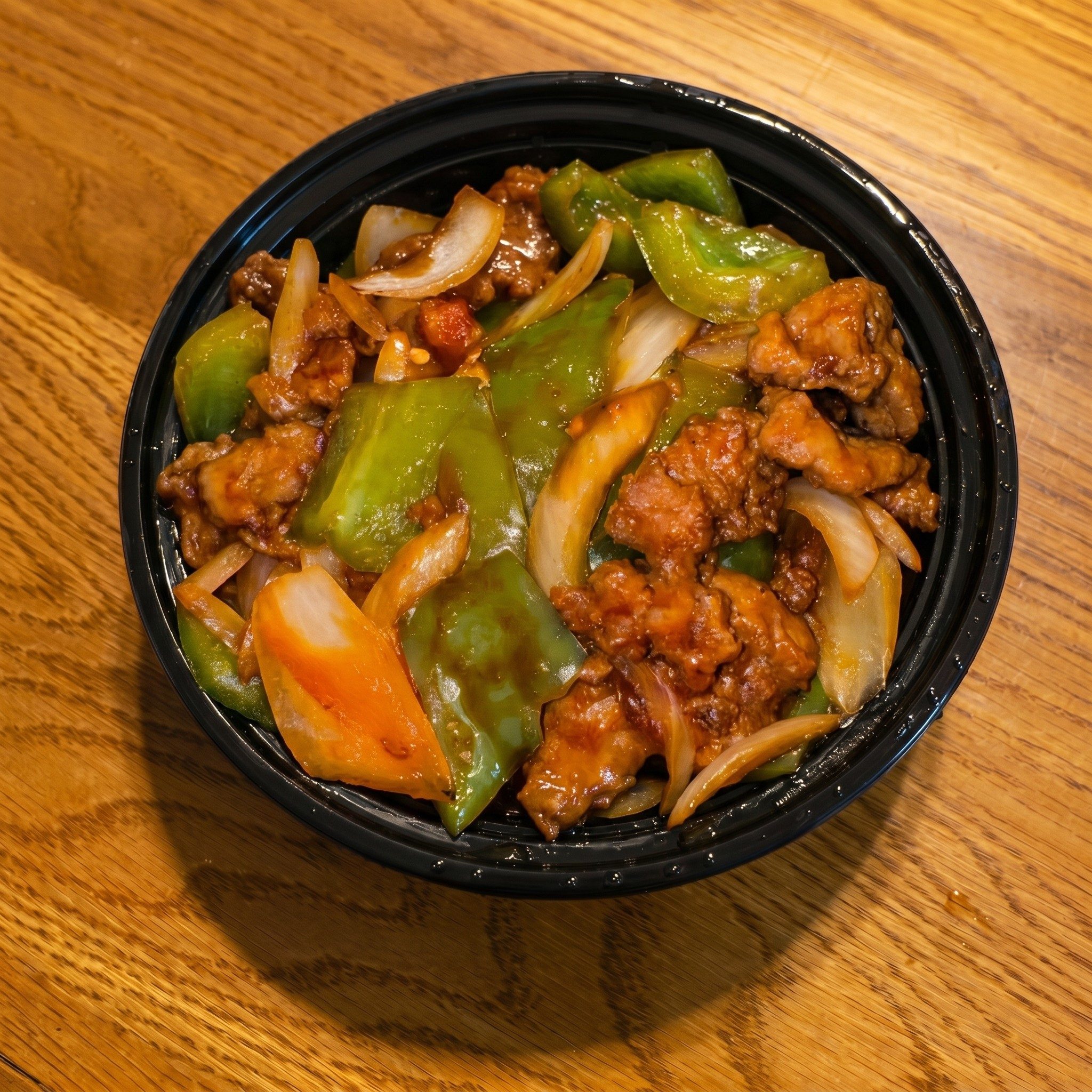 Beef with Green Peppers.